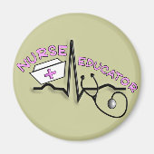 Krankenpfleger QRS und Design der Krankenpflegerob Magnet (Vorne)
