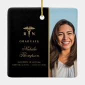 Krankenpfleger registrierter Krankenpfleger Abschl Keramikornament (Rückseite)