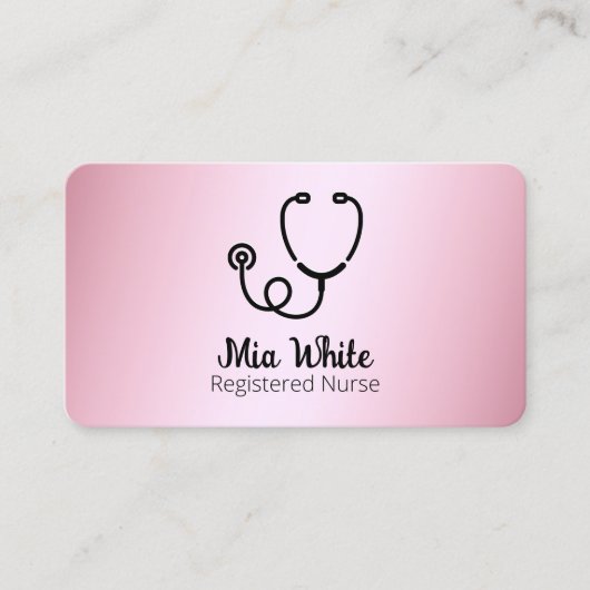 Krankenpfleger RN Visitenkarte (Vorderseite)