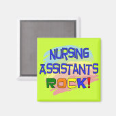 Krankenpfleger ROCK Magnet (Vorderseite/Rückseite)