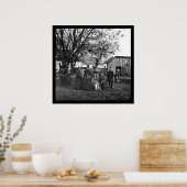 Krankenpfleger und Offiziere der Gesundheitskommis Poster (Küche)