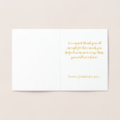 Krankenpfleger - Vielen Dank Folienkarte (Innenseite)