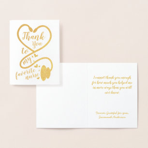 Krankenpfleger - Vielen Dank Folienkarte