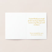 Krankenpfleger - Vielen Dank Folienkarte (Innenseite)