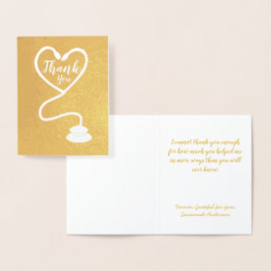 Krankenpfleger - Vielen Dank Folienkarte