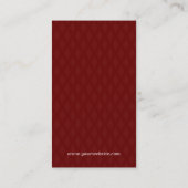 Krankenpfleger - Vintag Retro Stilvoll Visitenkarte (Rückseite)