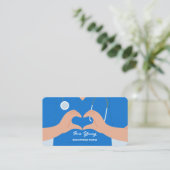 Krankenpfleger Visitenkarte (Stehend Vorderseite)