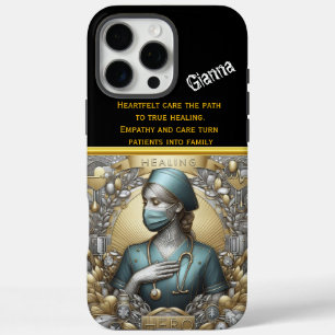 Krankenpfleger zeigt Stärke in der Krise iPhone 16 Pro Max Hülle