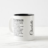 Krankenpfleger Zweifarbige Tasse (Vorderseite Links)