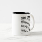 Krankenpfleger Zweifarbige Tasse (VorderseiteRechts)