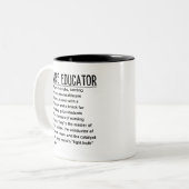 Krankenpfleger Zweifarbige Tasse (Vorderseite Links)