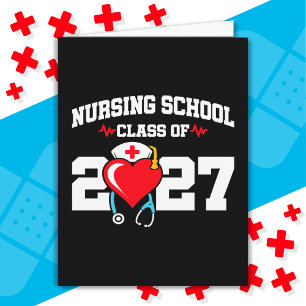 Krankenpflegerakademie 2027 Abschluss Nurse Karte