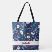 Krankenpflegerarzt Personalisierter Marinestudent Tasche (Vorderseite)