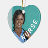 Krankenpflegerin, ein typisches Foto Keramik Ornament (Links)