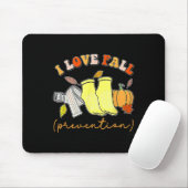 Krankenpflegerin Fall Ich liebe Sturzprävention Fa Mousepad (Mit Mouse)