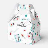 Krankenpflegerin für medizinisches Gerät - Party Geschenkschachtel (Rückseite)