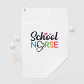 Krankenpflegerin Golfhandtuch (Insitu)