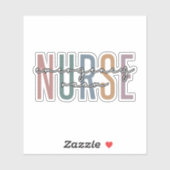 Krankenpflegerin im Notfall RN Künftige Krankenpfl Aufkleber (Blatt)
