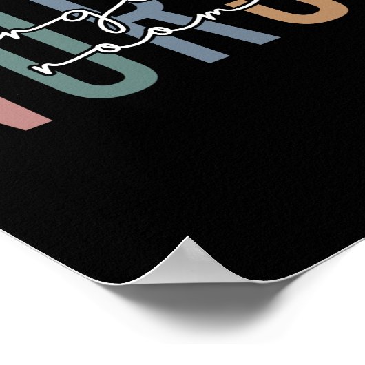 Krankenpflegerin im Notfall RN Künftige Krankenpfl Poster (Ecke)