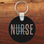 Krankenpflegerin im Notfall RN Künftige Krankenpfl Schlüsselanhänger (Vorderseite)