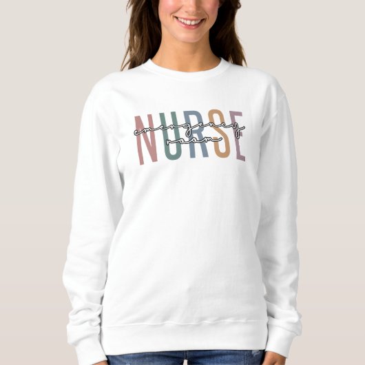 Krankenpflegerin im Notfall RN Künftige Krankenpfl Sweatshirt (Vorderseite)