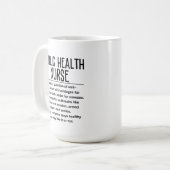 Krankenpflegerin Kaffeetasse (Vorderseite Links)