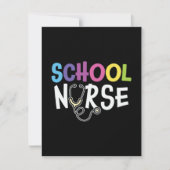 Krankenpflegerin Mitteilungskarte (Vorderseite)