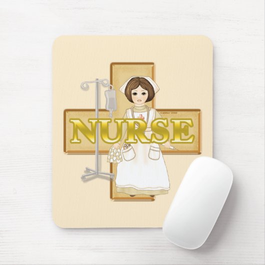 Krankenpflegerin Mousepad (Mit Mouse)
