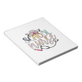 Krankenpflegerin Notizblock (angewinkelt)