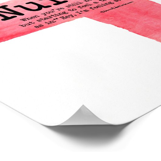 Krankenpflegerin Poster (Ecke)