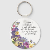 Krankenpflegerin Wertschätzung oder danke Schlüsselanhänger (Vorderseite)