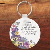 Krankenpflegerin Wertschätzung oder danke Schlüsselanhänger (Vorderseite)