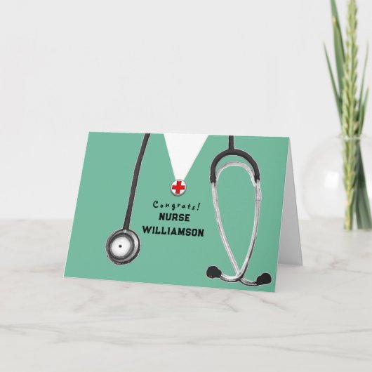 Krankenpflegerkarte Abschluss Karte (Vorderseite)