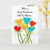 Krankenpflegerkarte Karte (Gelbe Blume)