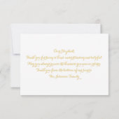 Krankenpflegerkrankenhaus Elegant Dankeskarte (Rückseite)