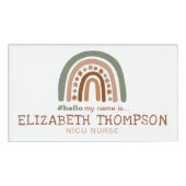 Krankenpflegerkrankenhaus Midwomen Niedlich Namenschild (Vorderseite)