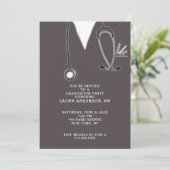 Krankenpflegerschule für Abschluss Einladung (Stehend Vorderseite)