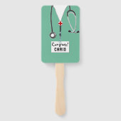 Krankenpflegerschule oder Abschluss der Medizinsch Fächer (Rückseite)