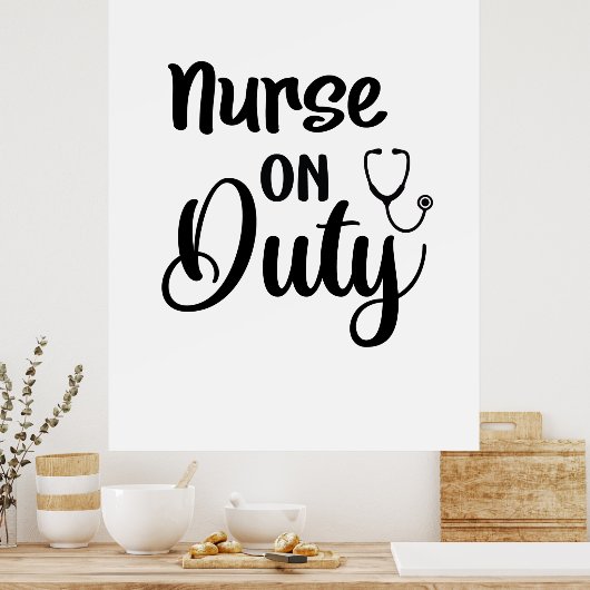 Krankenpflegerspende Poster (Küche)