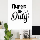 Krankenpflegerspende Poster (Heimbüro)