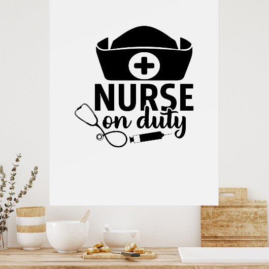 Krankenpflegerspende Poster (Küche)