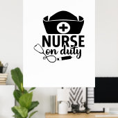 Krankenpflegerspende Poster (Heimbüro)