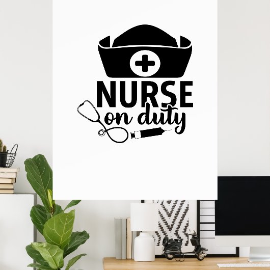 Krankenpflegerspende Poster (Heimbüro)