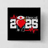 Krankenpflegerstudium 2025 Abschluss für Krankenpf Button (Vorderseite)