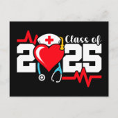 Krankenpflegerstudium 2025 Abschluss für Krankenpf Postkarte (Vorderseite)