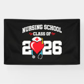 Krankenpflegerstudium 2026 Abschluss Nurse Banner (Horizontal)