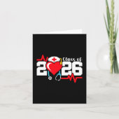 Krankenpflegerstudium 2026 Abschluss Nurse Karte (Vorderseite)