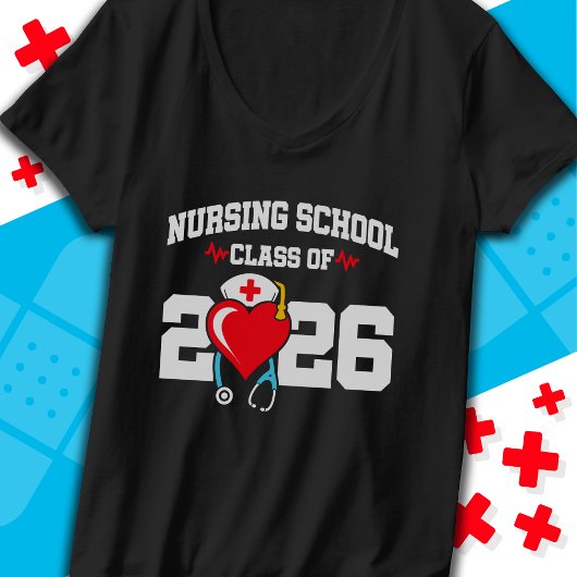 Krankenpflegerstudium 2026 Abschluss Nurse T-Shirt