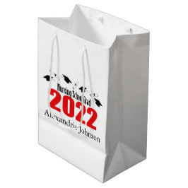 Krankenpflegeschule 2022 Abschluss-Geschenktasche  Mittlere Geschenktüte