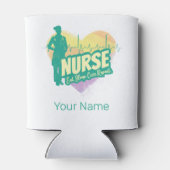 Krankenpflegeschule für Vintagen Abschluss Dosenkühler (Rückseite)